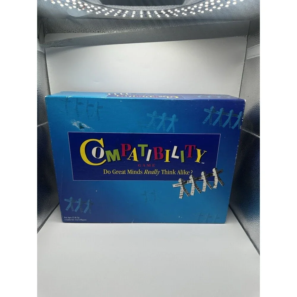 Compatibility Board Game Mattel Vintage Do Great Minds Really Think Alike Family